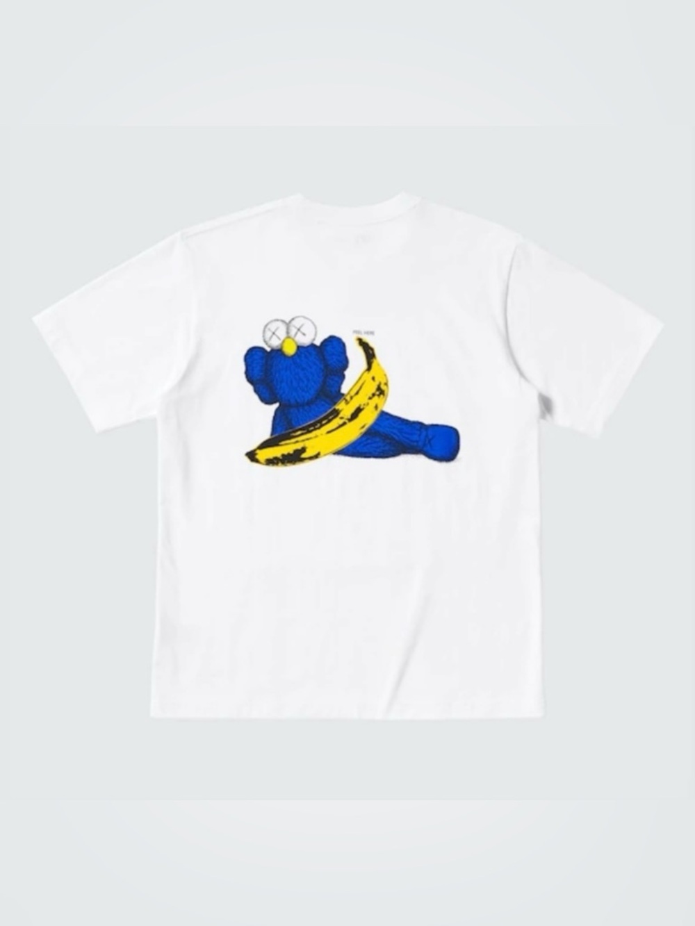Uniqlo White Graphic Crewneck Tee